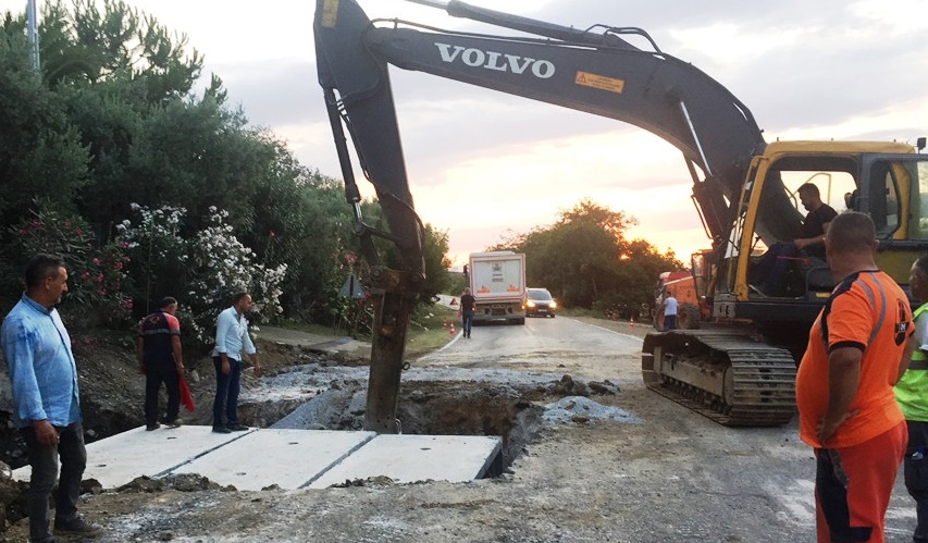 Orhangazi – İznik güney yolu Göllüce mahallesi yakınlarında yıllardır aşırı