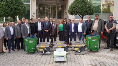 Bursa İli Hayvancılığı Geliştirme Birliği (HAGEL), Orhangazi’de tarım destek makinelerini