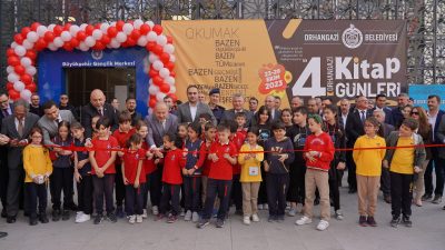 Orhangazi 4. Kitap Günleri fuarı  Orhangazi kültür merkezinde yoğun katılımla