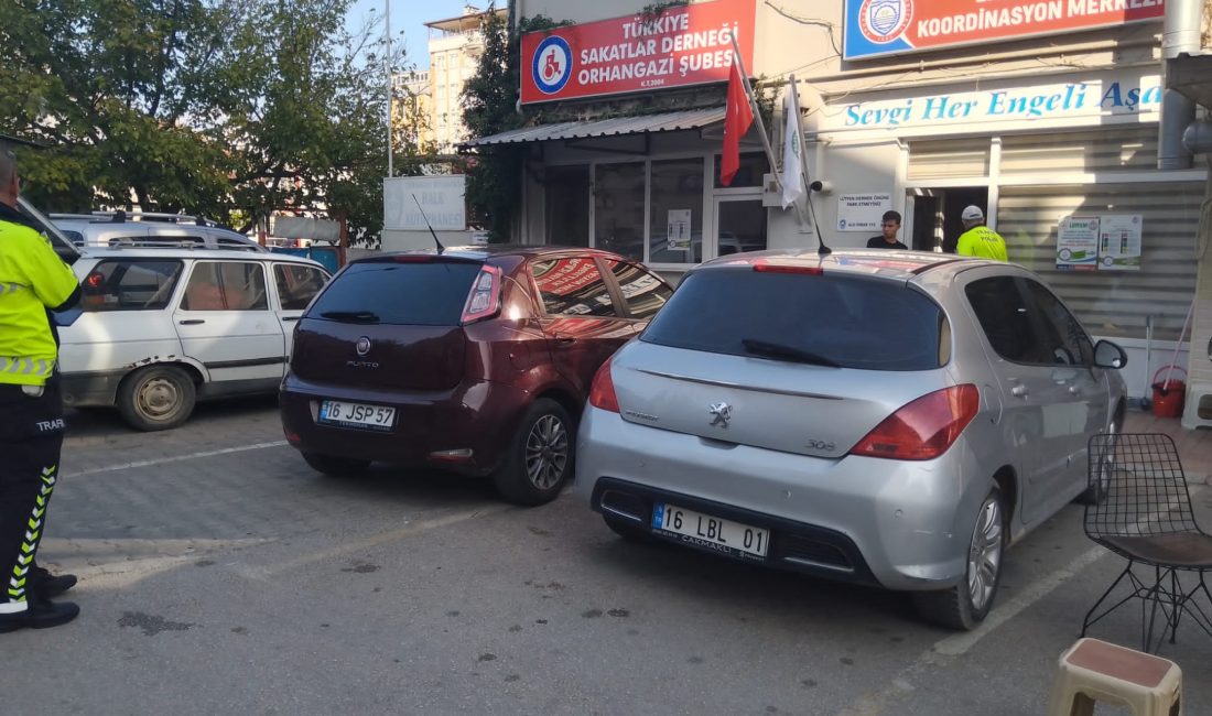 Orhangazi’de Trafik polis ekipleri