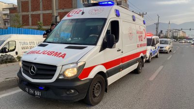 Orhangazi’de ana yol üzerinde bulunan bir lastikçi de meydana gelen