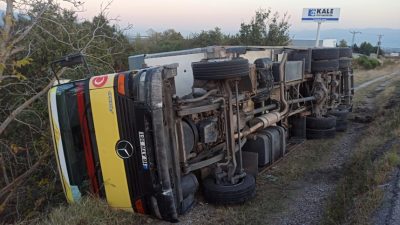 Orhangazi – Yalova yolu üzerinde meydana gelen trafik kazasında, üzerinde