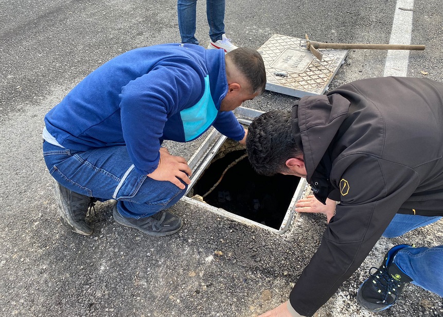 Orhangazi’de göl yolu üzerinde