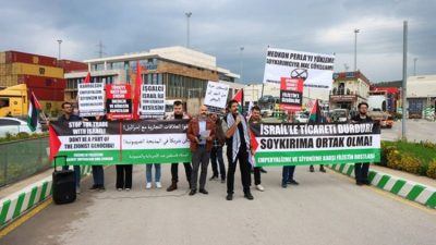 Serbest Bölge Limanında işçilere boykota destek çağrısı yapıldı! Gemlik serbest