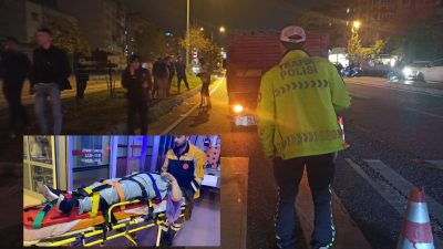 Orhangazi’de bu akşam saatlerinde ana yol üzerinde meydana gelen trafik