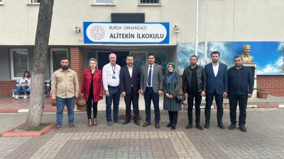 MHP Orhangazi İlçe Başkanı Halil Bozoğlu ve beraberindeki yönetim kurulu