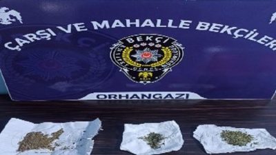 Orhangazi’de görev yapan gece bekçileri gece saatlerinde durumlarından şüphelendikleri şahısların