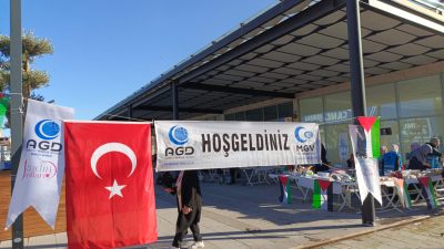 Orhangazi’de, Filistin’deki ihtiyaç sahiplerine destek amacıyla Anadolu Gençlik Derneği Orhangazi
