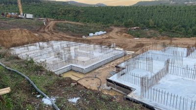 Orhangazi’de Hamzalı yolu üzerinde daha önce inşa edilen TOKİ 4.etap