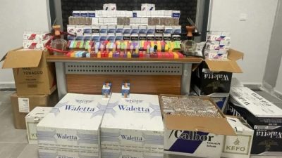Yalova’da polisin durdurduğu hafif ticari araçta 58 bin 800 dolu