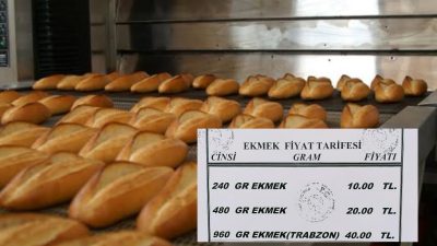 Orhangazi’de önceki gün fırıncıların talebi üzerine ekmeğe yapılan 2,5 TL’lik