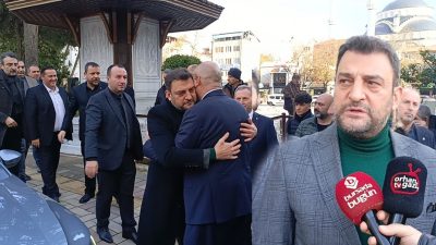 MHP Bursa il başkanı Muhammet Tekin bir takım ziyaretler için
