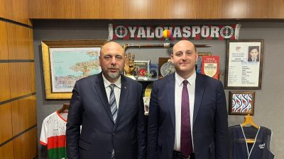 Orhangazi belediye başkanı Bekir Aydın bir dizi ziyaretler kapsamında gittiği