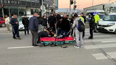 Bursa’nın Orhangazi ilçesinde meydana gelen trafik kazasında, ana yol üzerinde