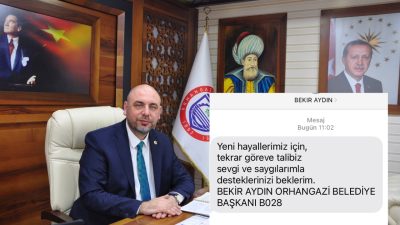 31 Mart yerel seçimlerinde AK Parti Orhangazi’den aday adaylığını açıklayan