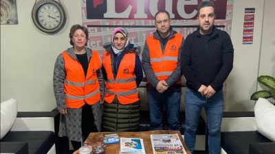 Bursa Mahalle Afet Gönüllüleri Derneği (MAGDER)’in Orhangazi grubu başta son