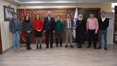 Orhangazi Belediye Başkanı Bekir Aydın İsveç Belediyeler Birliği temsilcisi Marlene