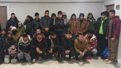 Bursa’da ülkeye yasa dışı yollarla giren 45 kaçak göçmen ve