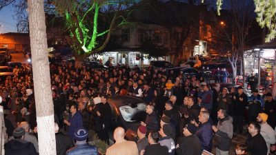 Orhangazi’ye bağlı Yeniköy mahallesinde kutsal topraklara gidecek olan Umre kafilesi,