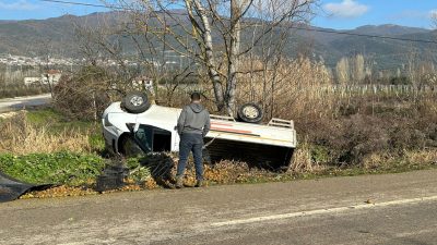 Bursa’nın Orhangazi ilçesine bağlı üreğil mahallesi kavşağında meydana gelen trafik