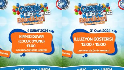 Orhangazi Belediye tarafından öğrencilere karne hediyesi olarak kültürel etkinlikler düzenlenecek,