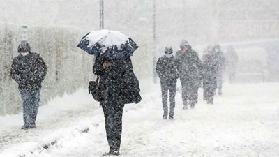 Meteorolojiden alınan son bilgilere göre Türkiye bugünden itibaren soğuk ve