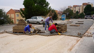 Orhangazi Belediyesi tarafından yapılan TOKİ bölgesinde parke çalışmasında sona gelindi.