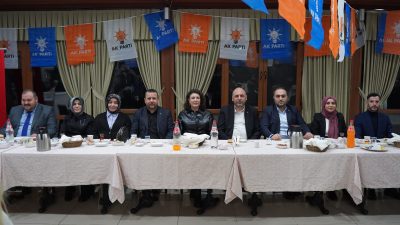Orhangazi'de Cumhur ittifakı partileri AK Parti ile MHP'nin ilçe teşkilatları