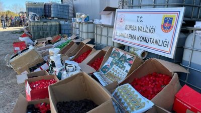Bursa İl Jandarma Komutanlığınca Nilüfer ilçesinde bazı şahıs ve şahısların