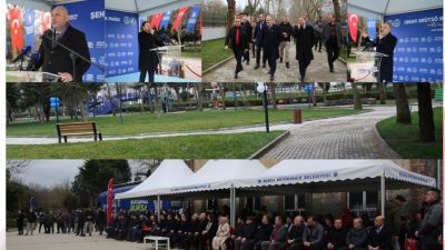 Bursa Büyükşehir Belediyesi tarafından mevcut yeşil alan dokusu korunarak sil