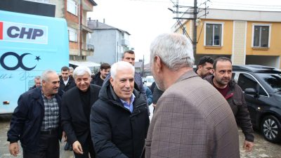 CHP Bursa büyükşehir belediye başkan adayı Mustafa Bozbey seçim çalışmaları