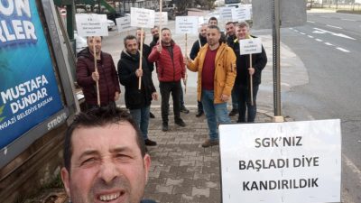 Staj ve çıraklık sigortası mağdurları, İstanbul Kartal Meydanı'nda 18 şubat