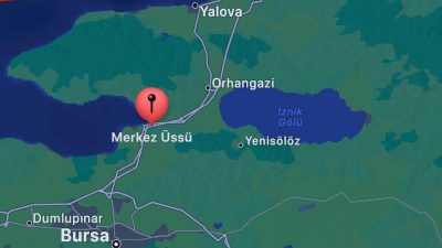 Bursa'nın Gemlik ilçesinde 4.1 büyüklüğünde yaşanan depremin ardından Bursa Jeoloji