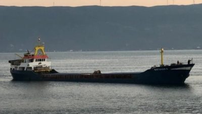 Bursa'nın 4 mil açığında, İmralı Adası'nın güneybatısında batan 'BATUHAN A'