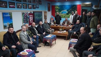 Orhangazi Belediye Başkanı Bekir Aydın, Trabzonlu hemşehrilerinin misafiri oldu. Orhangazi