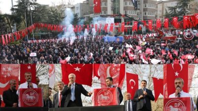 31 Mart yerel seçimlerine 3 gün kala partisinin Bursa'nın Orhangazi