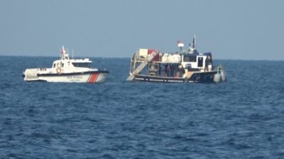 Bursa'nın Karacabey ilçesi İmralı Adası açıklarında batan geminin kayıp 4
