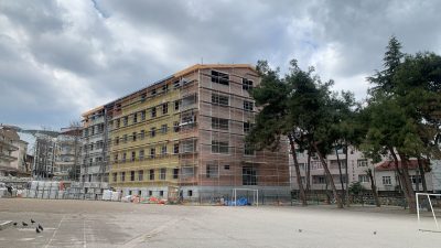 Orhangazi’de deprem raporu doğrultusunda eski binası yıkılan ve yerine 32