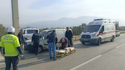 Bursa'nın Orhangazi ilçesinde meydana gelen olayda, aracı ile seyir halindeyken