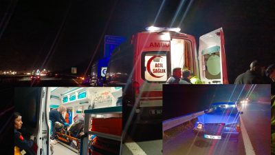 Gebze - Orhangazi - İzmir otoyolunda meydana gelen trafik kazasında,