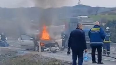 Orhangazi - Yalova üzeri süpürgelik mevkiinde meydana gelen olayda, seyir