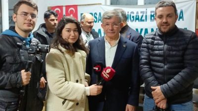 Gelecek partisi genel başkanı Ahmet Davut yerel seçim çalışmaları kapsamında