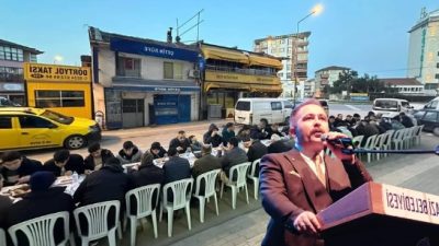 Orhangazi Erzurumlular Derneği’nin 3 yıl önce  başlattığı iftar sofrası