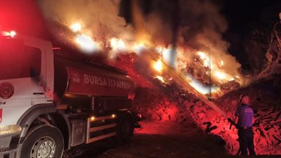 Bursa'da 30 istasyonda 655 personel, 135 araçla hizmet veren Büyükşehir