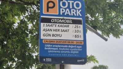Bursa ve ilçelerinde ana caddelerde uygulanan  yol kenarı açık