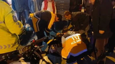 Bursa'nın Orhangazi ilçesinde meydana gelen trafik kazasında, şehir içinde hızlı