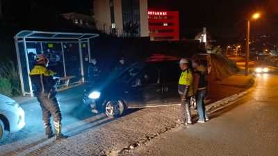 Bursa'nın Orhangazi ilçesinde, ilçe emniyet müdürlüğü tarafından  yapılan huzur ve