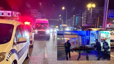 Bursa'nın Orhangazi ilçesinde meydana gelen trafik kazasında, ana yol üzerindeki