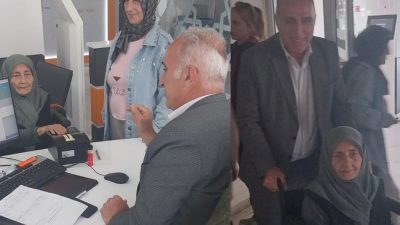 Bursa'nın Orhangazi ilçesinde ilçe nüfus müdürlüğünde ki işlemleri için hükümet