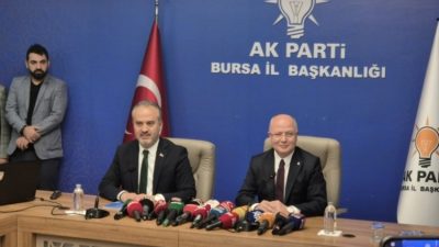 Bursa Büyükşehir Belediye Başkanı Mustafa Bozbey, dün gerçekleştirdiği basın toplantısında